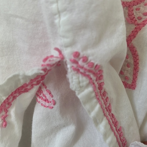 Gretchen Scott designs embroidered tunic/cover-up, Girls size 6/8 - Picture 6 of 9